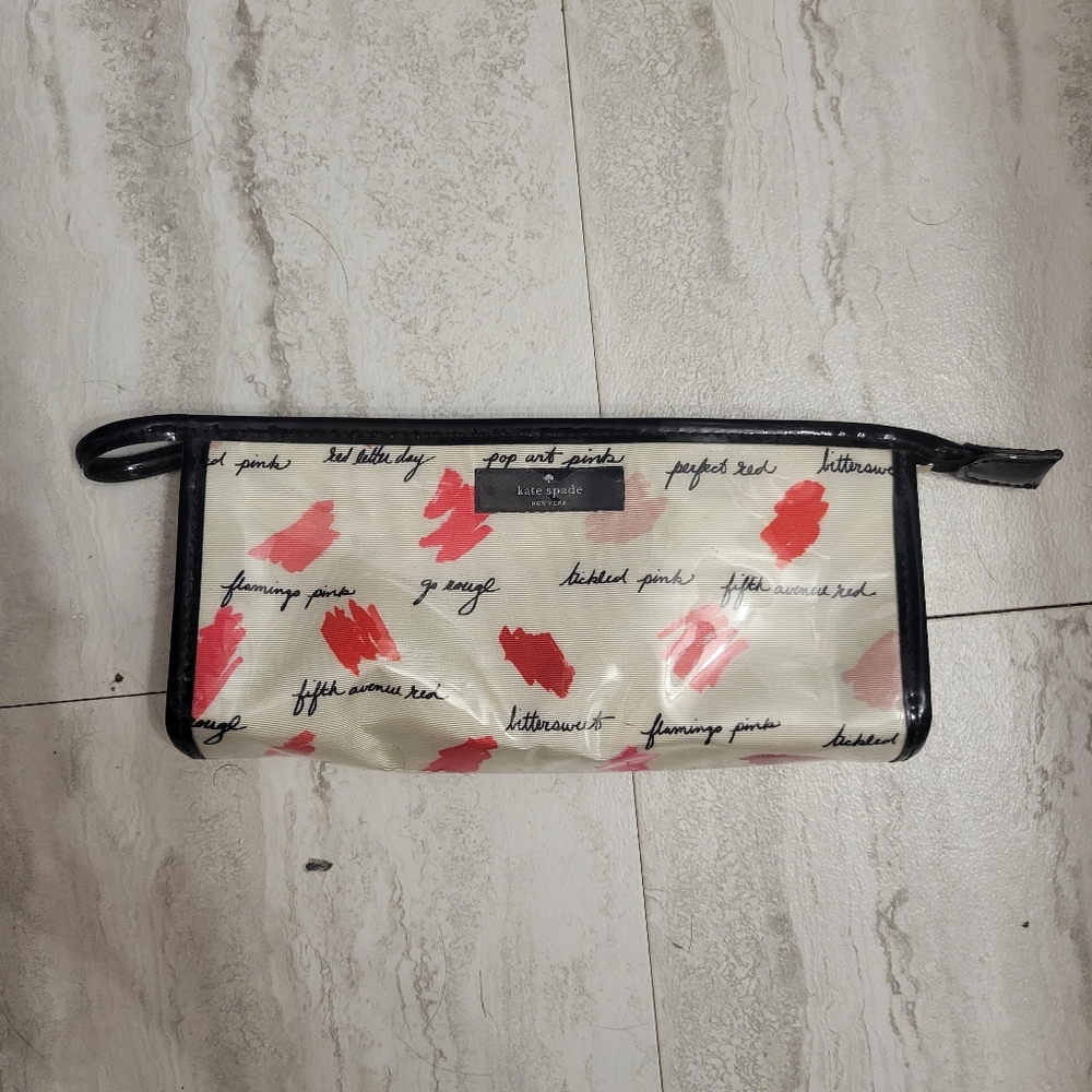Kate spade small makeup bag